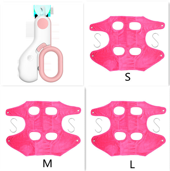 Transform Your Pet Grooming Routine with the LED Illuminating Line Pet Mini ABS Nail Trimmer